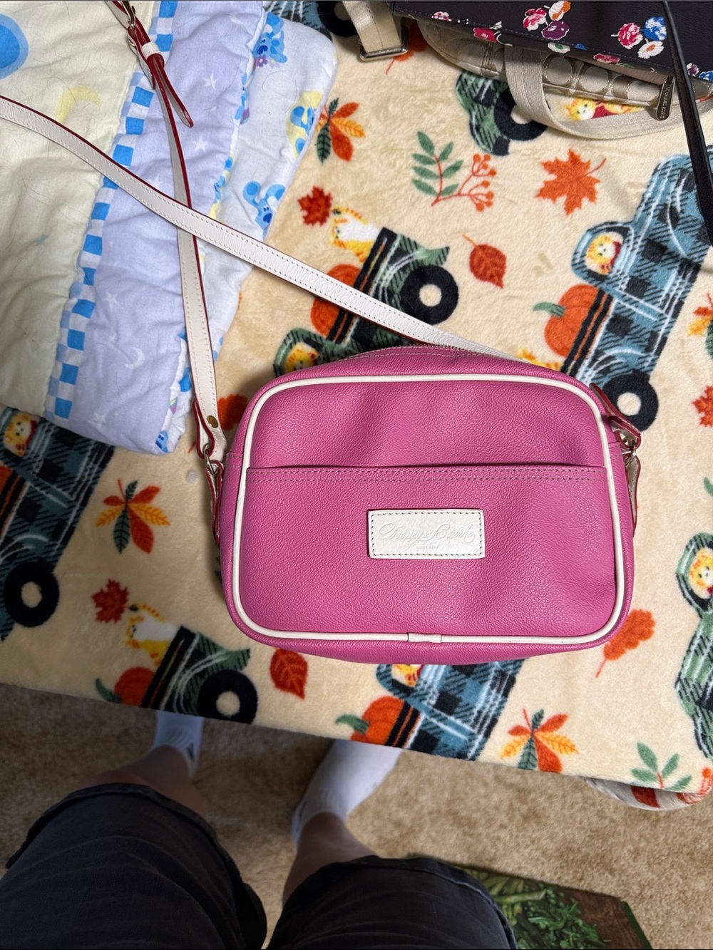 Pink Crossbody Camera Bag by Dooney and Bourke